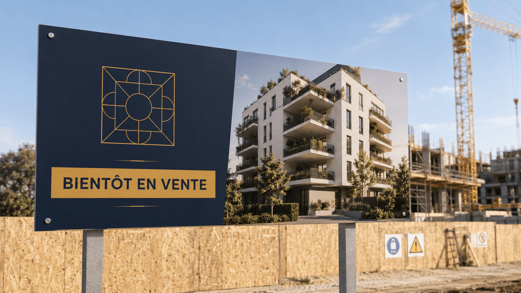 Panneaux immobiliers BTP